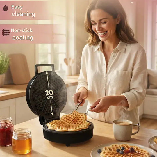 Clatronic Heinner Βαφλιέρα Für Herz Waffeln 1200W