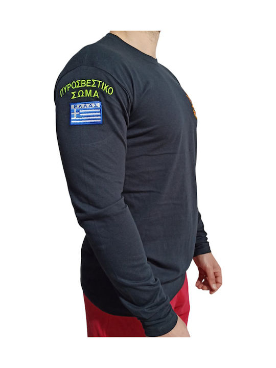 Fire Department Long-Sleeve Cotton Shirt Solspsmmmako