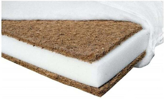 Smartic Saltea Pentru Pătuț cu Fibră de Cocos și Latex 60cmx120cmx8cm Smartic Saltea Pentru Pătuț cu Fibră de Cocos și Latex 60cmx120cmx8cm