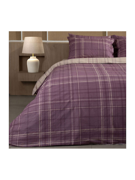 Sunshine Bettbezug Baumwolle Einzelbett 170x250 Feelings 2066 Mauve