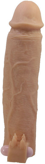 Pretty Love Προέκταση Πέους με Δόνηση Flesh 17.018cm