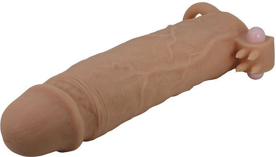 Pretty Love Προέκταση Πέους με Δόνηση Flesh 17.018cm