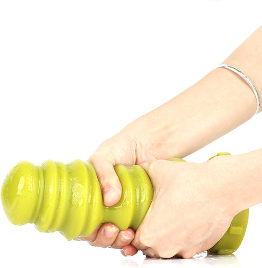 Macaroon Soft Butt Plug Anal Pleasure Green 21.5cm