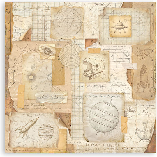 Χαρτιά Scrapbooking 22τεμ Μονής Όψης 20.3×20.3cm Stamperia A New Beginning