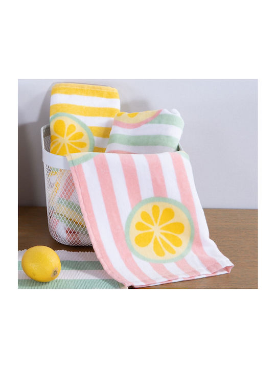Nef-Nef Homeware Prosop de ceai din 100% bumbac în culoare galbenă 40x60cm Nef-Nef Homeware Prosop de ceai din 100% bumbac în culoare galbenă 40x60cm