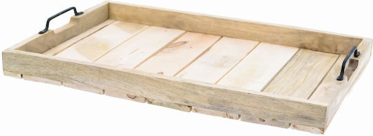 Koopman Ξύλινος Δίσκος Σερβιρίσματος 38x25x7cm 3τμχ
