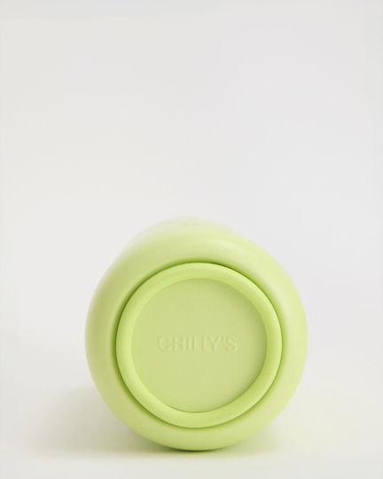 Chilly's Series 3 Bottle Thermos Stainless Steel BPA Free 350ml Limelite