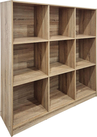 Bookcase Gridea Sonoma 119.5x30x121cm