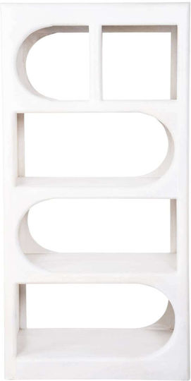 Bücherregal Kommo Weiß 60x35x120cm