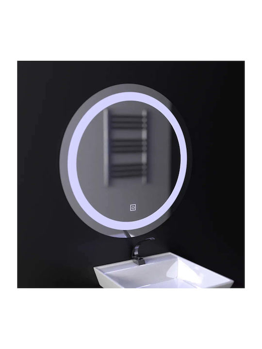 Alista Home Кръгло Банско Огледало LED Touch 60x60см