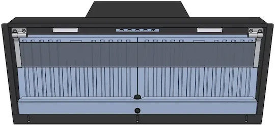 Airforce F300 NoDrop BL/A/75 Απορροφητήρας Καμινάδα 75cm Μαύρος