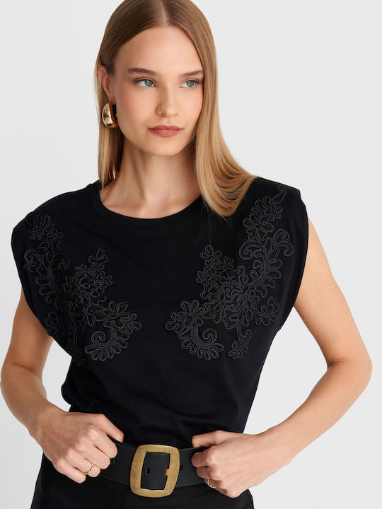 Women's Sleeveless Blouse Black