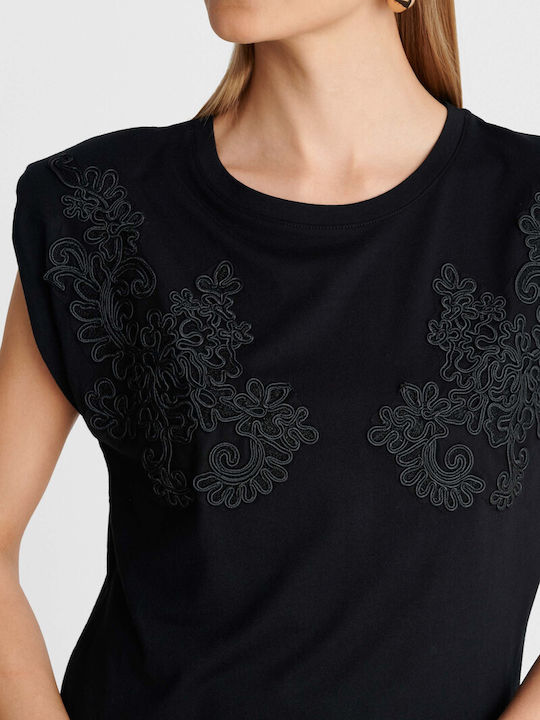 Women's Sleeveless Blouse Black