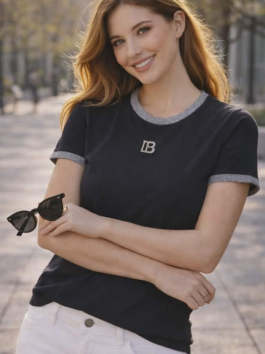 Women's Black Cotton Blouse