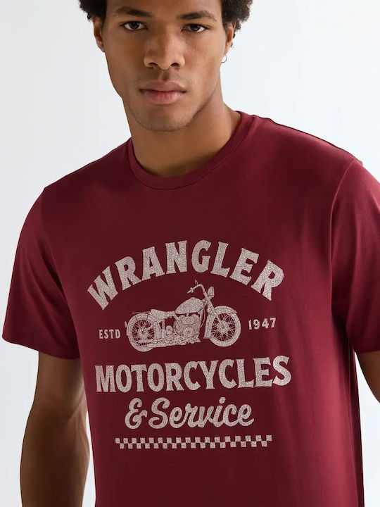 Americana T-Shirt Ruby Wein
