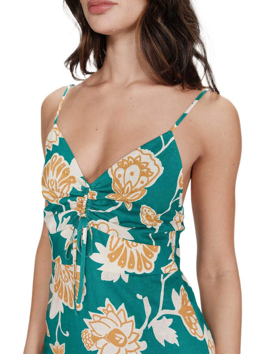 Summer Midi Dress Green