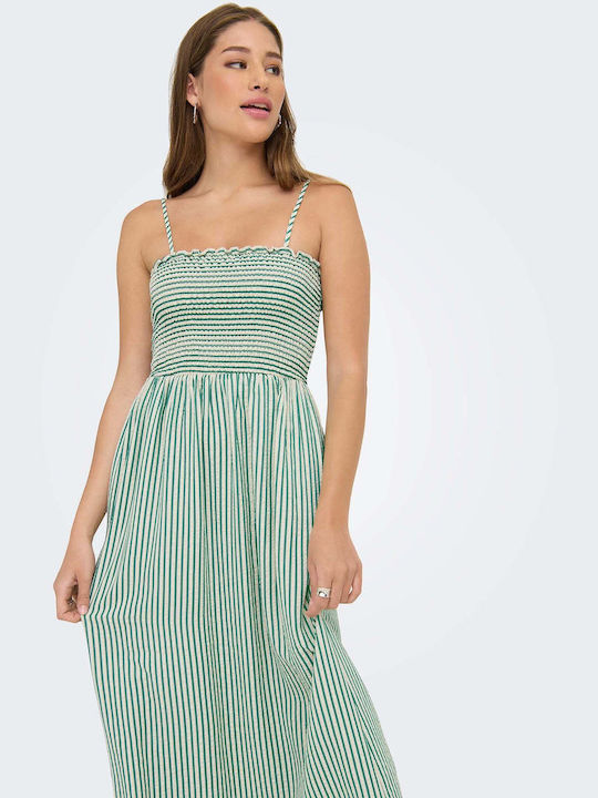 Summer Midi Dress Green