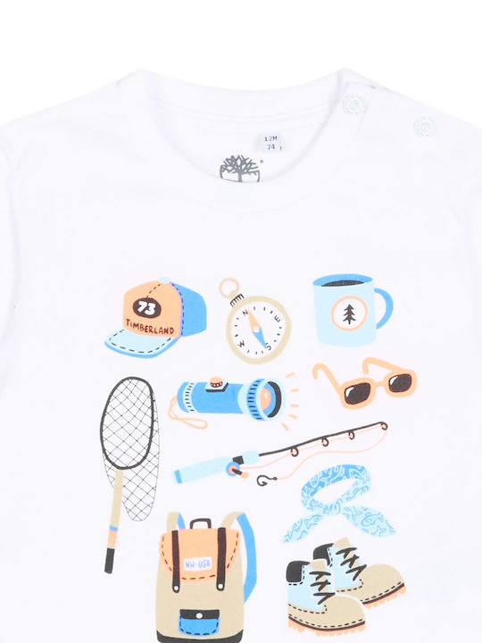 Παιδικό T-shirt Λευκο