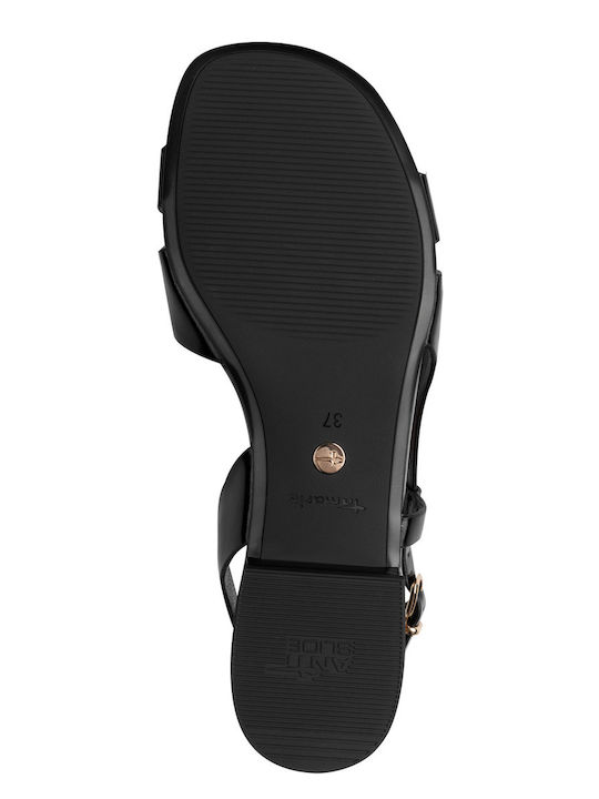 Leather Women's Sandals Black