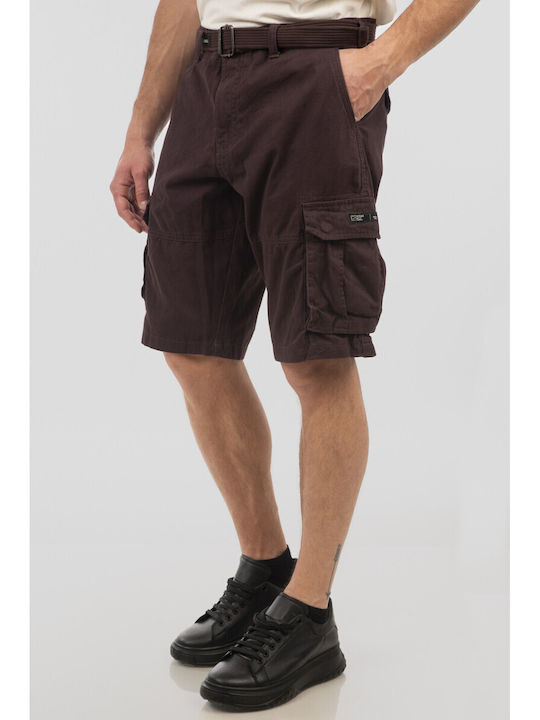 Men's Cargo Shorts Aubergine