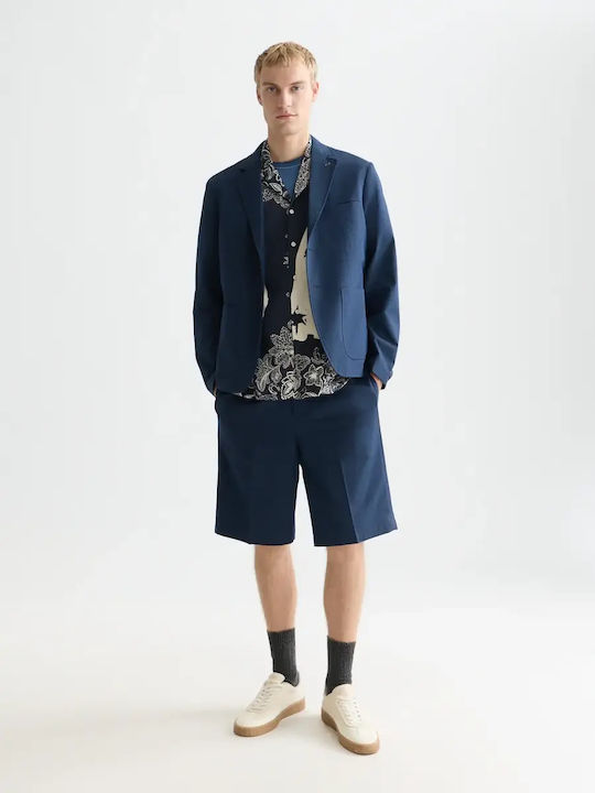 Men's Blue Bermuda