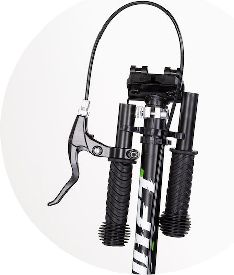 Kinderroller Klappbar Swift 2-Rad für 8+ Jahre Schwarz