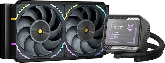 V240 Охлаждане AIO CPU с 2 Вентилатора 120mm и ARGB Осветление
