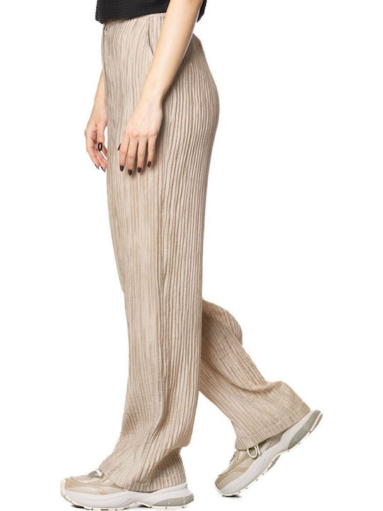 Damen Stoffhose Beige