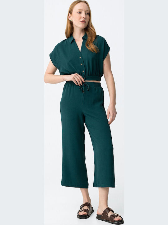 Tiffosi Damen Hochgebirge Stoff Pantaloons mit Gummiband Grün Tiffosi Damen Hochgebirge Stoff Pantaloons mit Gummiband Grün