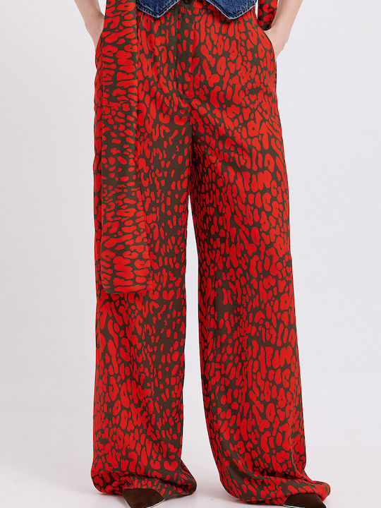 Dolce Domenica Women's Satin Pantaloons Red