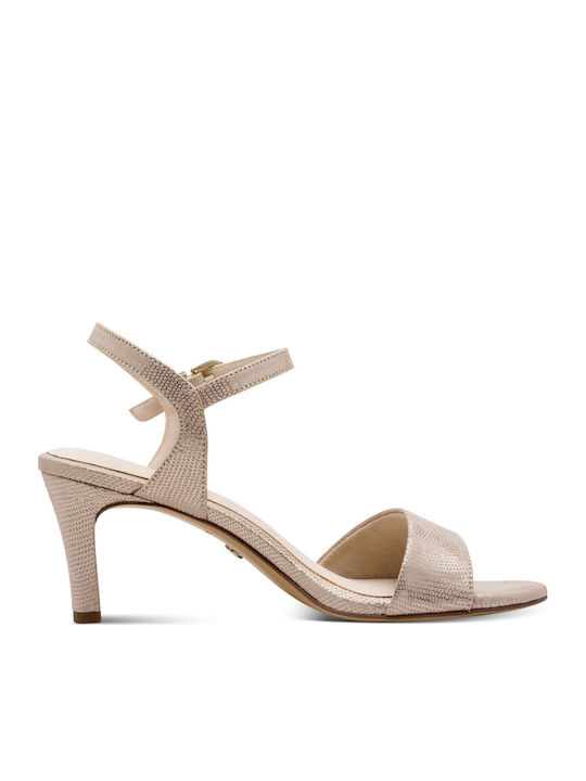 Fabric Sandals Gold