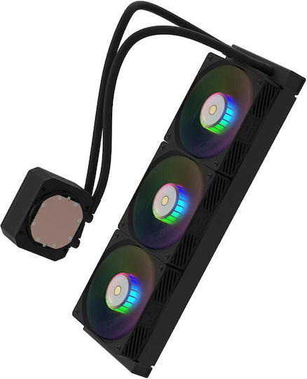 Aqirys Aurora 360 AiO Sisteme De Răcire Cu Apă AIO CPU Cu 3 Ventilatoare 120mm Și Led ARGB