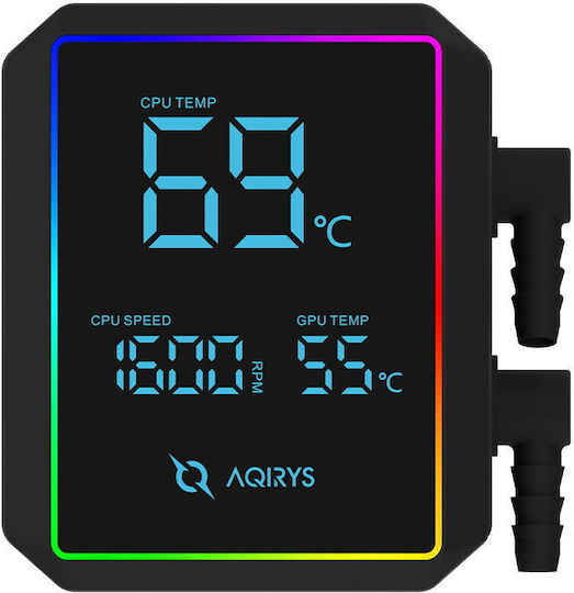 Aqirys Aurora 360 AiO Sisteme De Răcire Cu Apă AIO CPU Cu 3 Ventilatoare 120mm Și Led ARGB