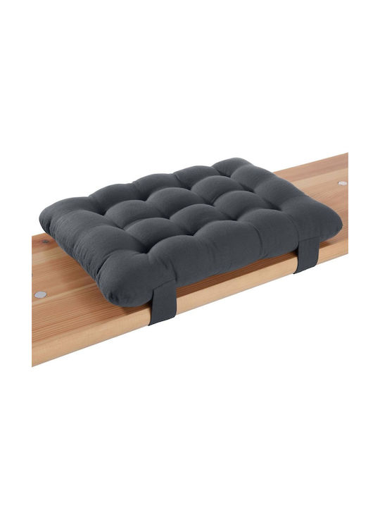 Butlers Garden Chair Cushion Solid Charcoal 36x25cm Various Colors