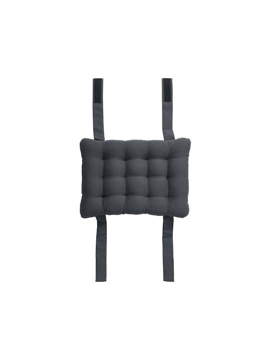 Butlers Garden Chair Cushion Solid Charcoal 36x25cm Various Colors