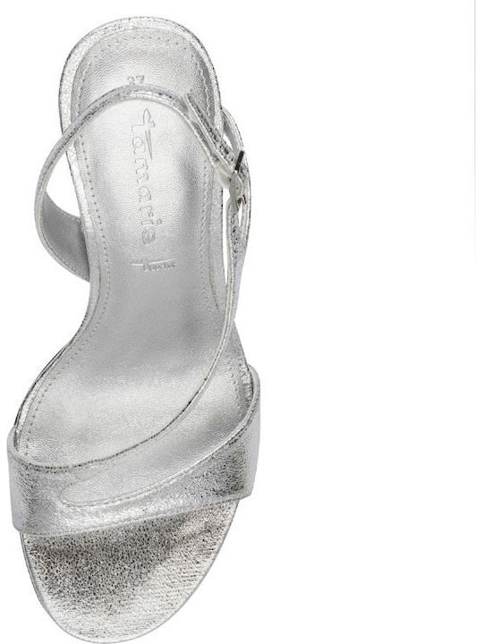 Tamaris Damen Sandalen Silber Tamaris Damen Sandalen Silber