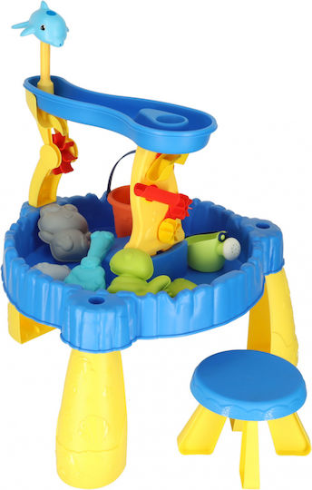 ikonka Sandbox Play Toy Blue for Ages 3+