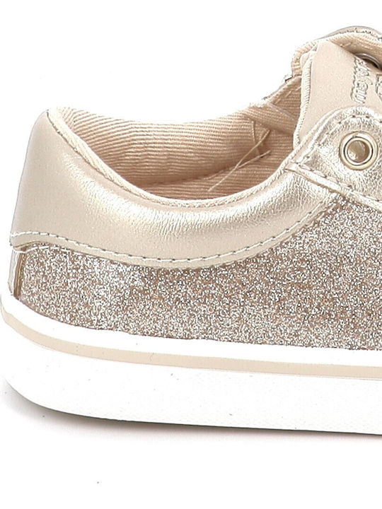 Casual Kids Sneakers Gold
