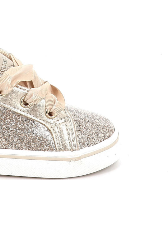 Casual Kids Sneakers Gold