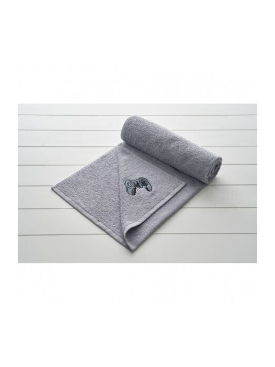 Vesta Home Set of Baby Towels 2pcs Game Gray Weight 400gsm