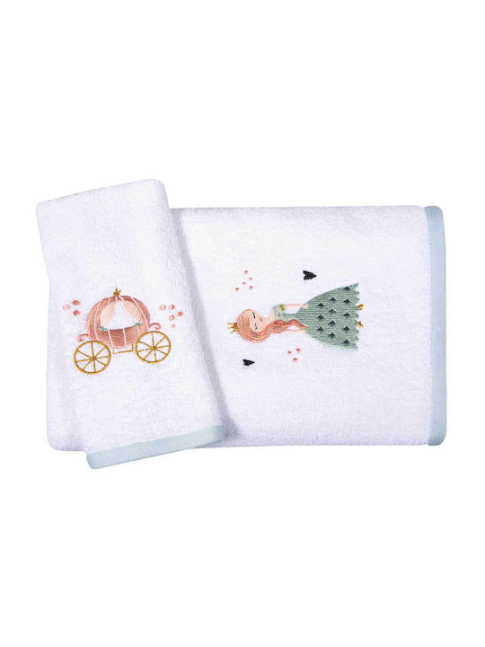 Greenwich Polo Club Σετ Βρεφικές Πετσέτες 2τμχ Baby Essential Βάρους 400gr/m²