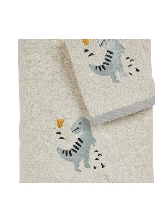 Das Home Σετ Βρεφικές Πετσέτες 2τμχ Mint, Taupe Βάρους 420gr/m²