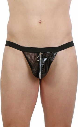 Soiemio Men's Sexy Black String