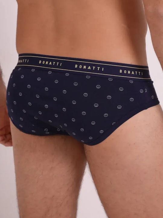 Men's Slip Blue Printed