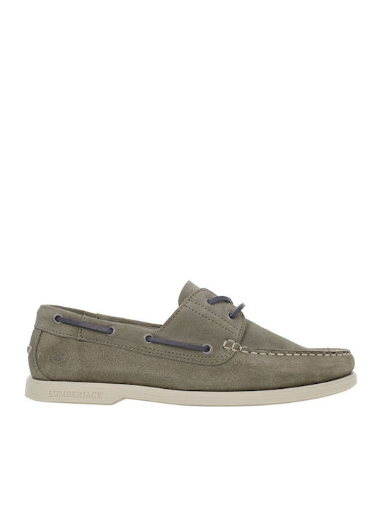 Navigator Suede Ανδρικά Μοκασίνια σε Πράσινο Χρώμα