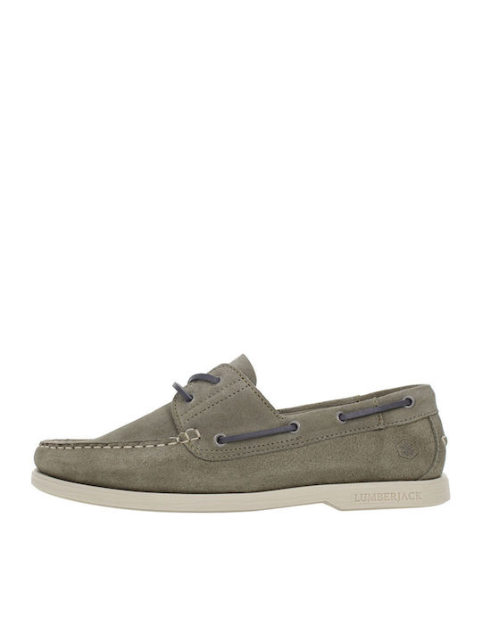 Navigator Suede Ανδρικά Μοκασίνια σε Πράσινο Χρώμα