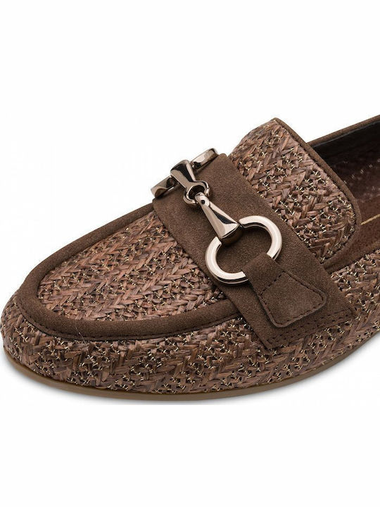 Women's Loafers in Brown Colour