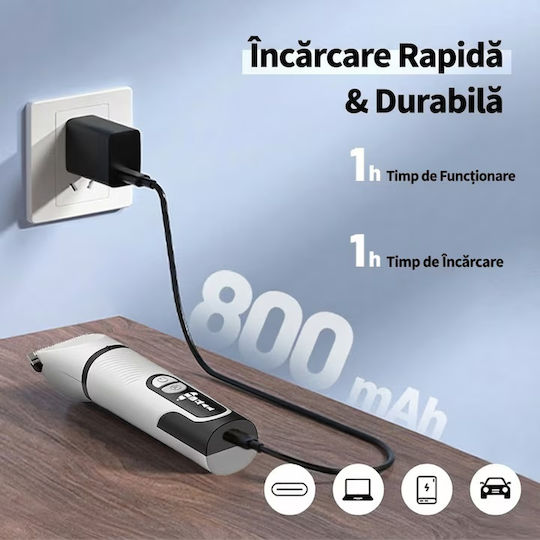 Lamă Profesională de Schimb cu Indicator LED Gri