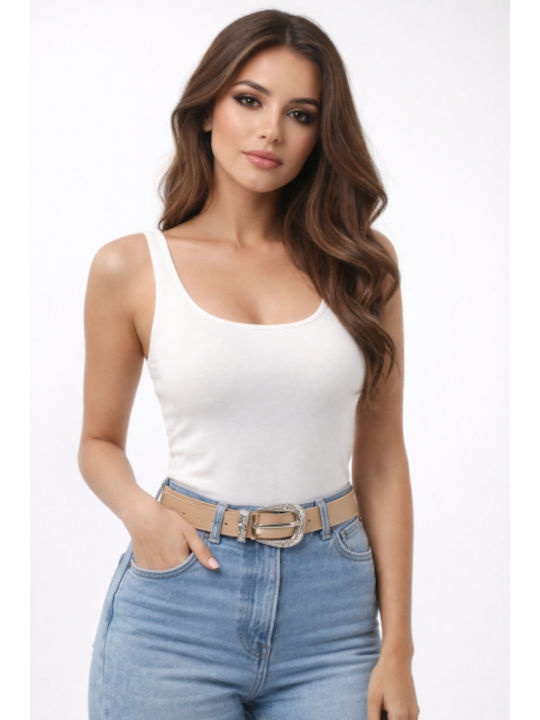 Women's Belt Beige SJ-JYD-237-26BE-BEIGE
