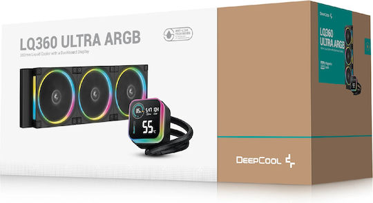 Deepcool LQ360 Ultra ARGB Water Cooling System AIO CPU with 3 120mm Fans